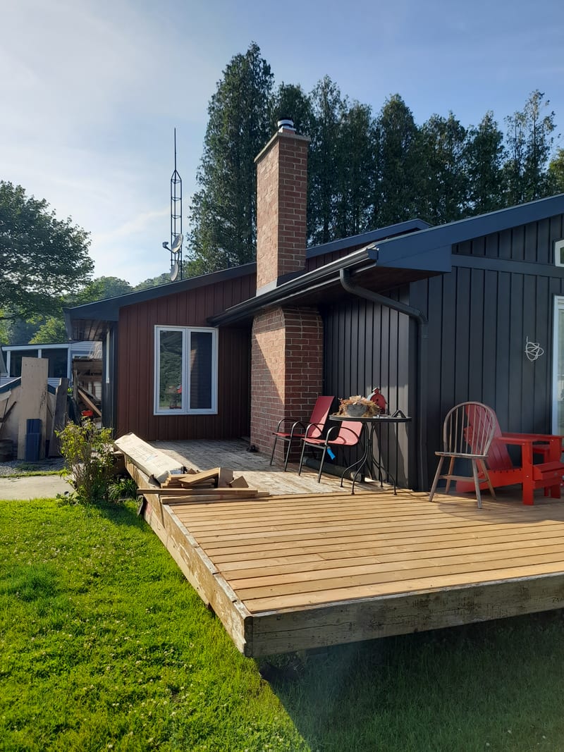 Residential exterior renovation